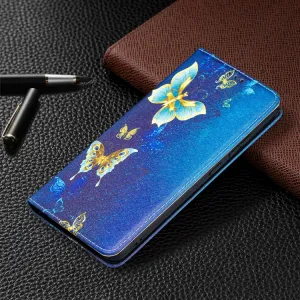 ART Peňaženkový kryt Nokia 2.4 GOLD BUTTERFLIES