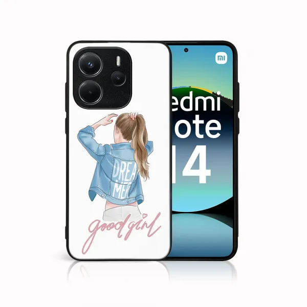 MY ART Ochranný kryt pre Xiaomi Redmi Note 14 GOOD GIRL (130)