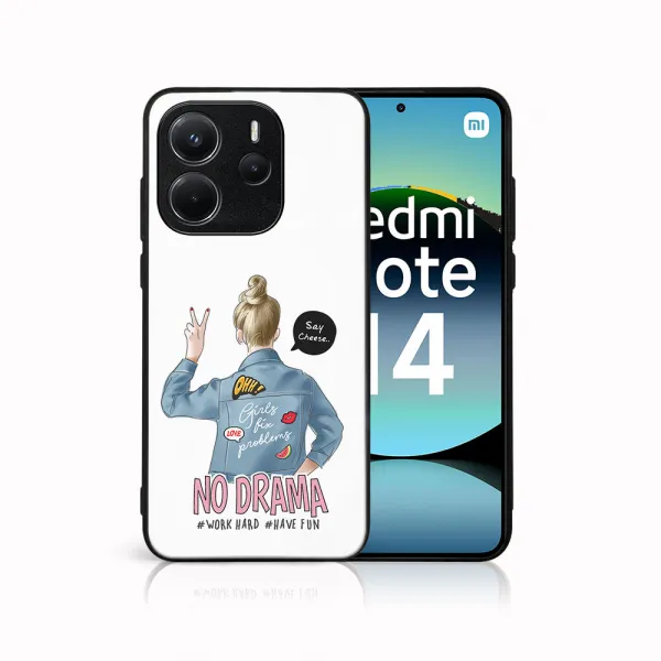 MY ART Ochranný kryt pre Xiaomi Redmi Note 14 NO DRAMA (138)