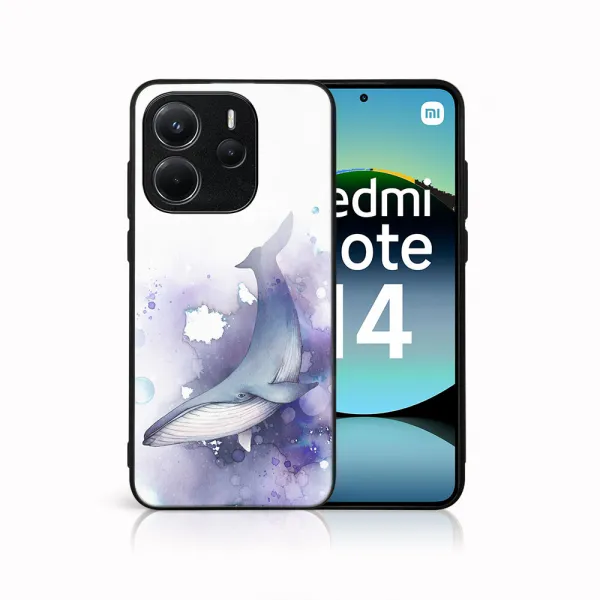 MY ART Ochranný kryt pre Xiaomi Redmi Note 14 WHALE (242)