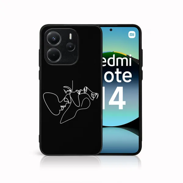 MY ART Ochranný kryt pre Xiaomi Redmi Note 14 FACES (196)