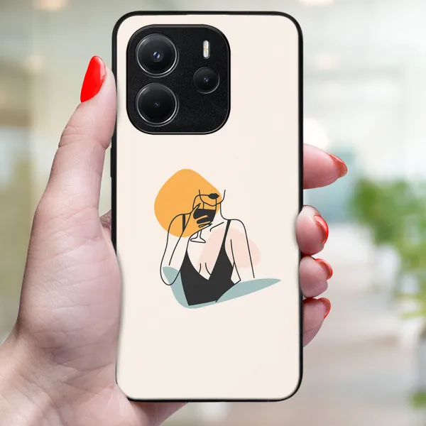 MY ART Ochranný kryt pre Xiaomi Redmi Note 14 WOMAN (197)