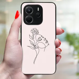 MY ART Ochranný kryt pre Xiaomi Redmi Note 14 ROSE GIRL (198)