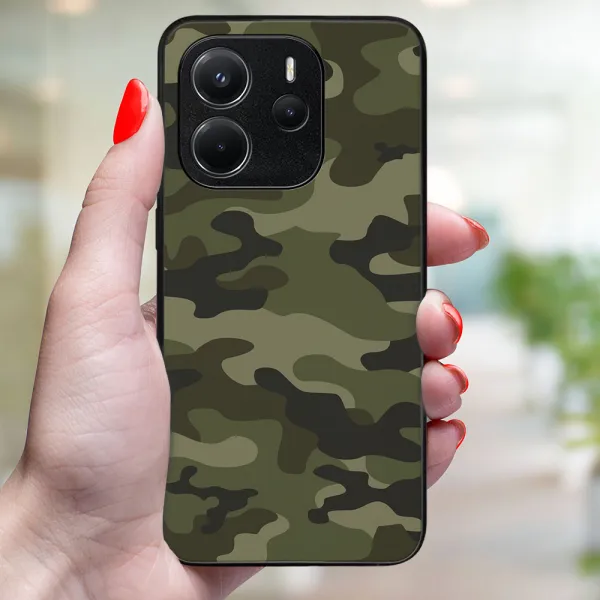 MY ART Ochranný kryt pre Xiaomi Redmi Note 14 GREEN CAMO (235)