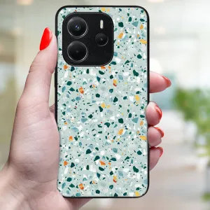 MY ART Ochranný kryt pre Xiaomi Redmi Note 14 BLUE TERRAZZO (164)