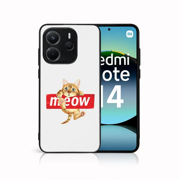 MY ART Ochranný kryt pre Xiaomi Redmi Note 14 MEOW (183)