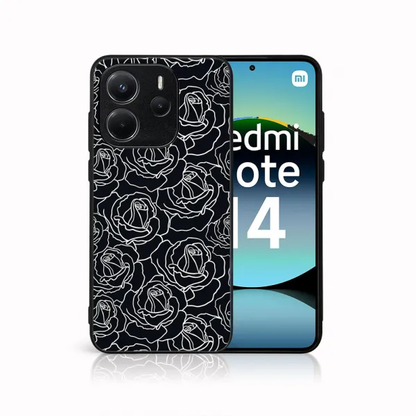 MY ART Ochranný kryt pre Xiaomi Redmi Note 14 ROSES (172)