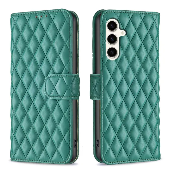 LATTICE Ochranné puzdro pre Samsung Galaxy S24 FE 5G zelené