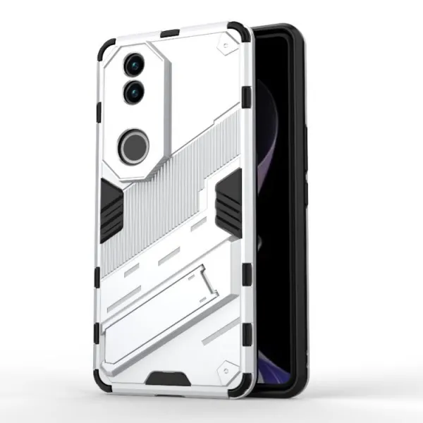 BIB Ochranný obal so stojanom pre Vivo V50 5G biely