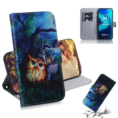 ART Peňaženkový kryt Motorola Moto G8 Power Lite OWL