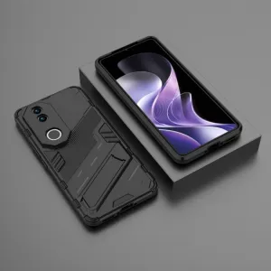 BIB Ochranný obal so stojanom pre Vivo V50 5G čierny