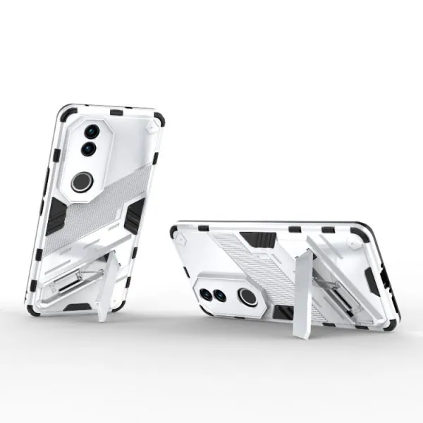 BIB Ochranný obal so stojanom pre Vivo V50 5G biely