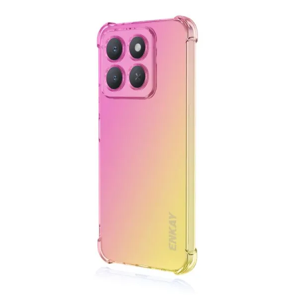 ENKAY GRADIENT Ochranný kryt pre Honor X8c PINK GOLD