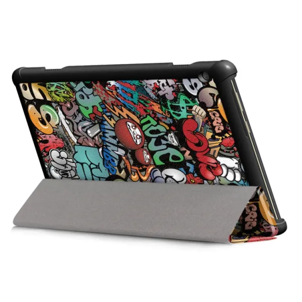 ART Zaklápací obal Lenovo Tab M10 (X605F / X505L / X505F / ZA4G0019CZ / ZA480034CZ)  SCRAWL PATTERN