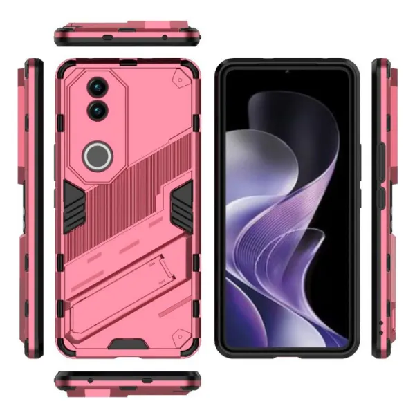 BIB Ochranný obal so stojanom pre Vivo V50 5G ružový