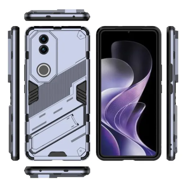 BIB Ochranný obal so stojanom pre Vivo V50 5G šedý