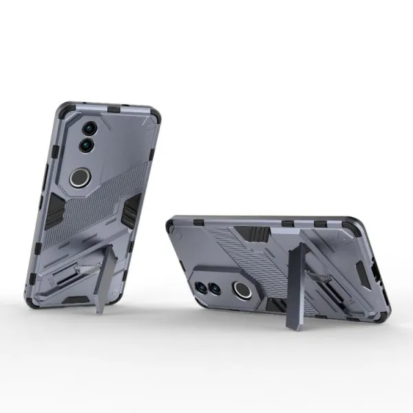 BIB Ochranný obal so stojanom pre Vivo V50 5G šedý
