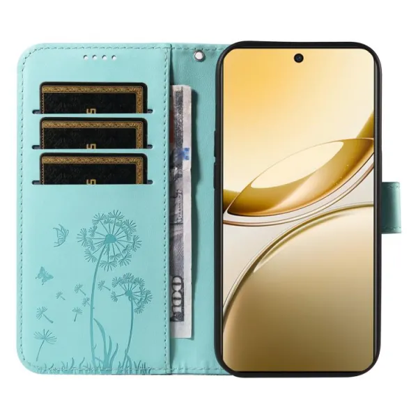ART DANDELION Peňaženkové puzdro pre Vivo V50 5G mentolové