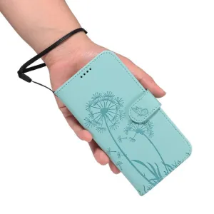 ART DANDELION Peňaženkové puzdro pre Oppo A5 Pro 5G svetlozelené