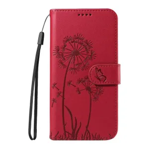 ART DANDELION Peňaženkové puzdro pre Oppo A5 Pro 5G červené