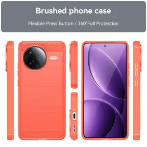 FLEXI TPU Ochranný kryt Xiaomi Poco F7 Pro červený