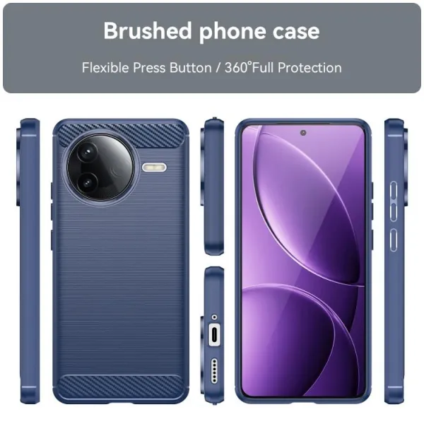 FLEXI TPU Ochranný kryt Xiaomi Poco F7 Pro modrý