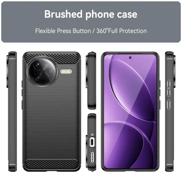 FLEXI TPU Ochranný kryt Xiaomi Poco F7 Ultra čierny