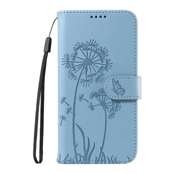 ART DANDELION Peňaženkové puzdro pre Oppo A5 Pro 5G svetlomodré