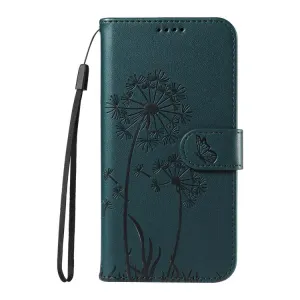 ART DANDELION Peňaženkové puzdro pre Oppo A5 Pro 5G tmavozelené