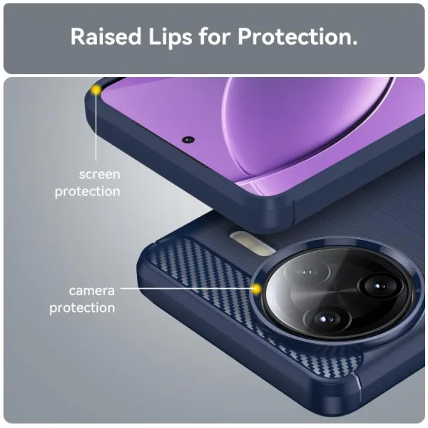 FLEXI TPU Ochranný kryt Xiaomi Poco F7 Ultra modrý