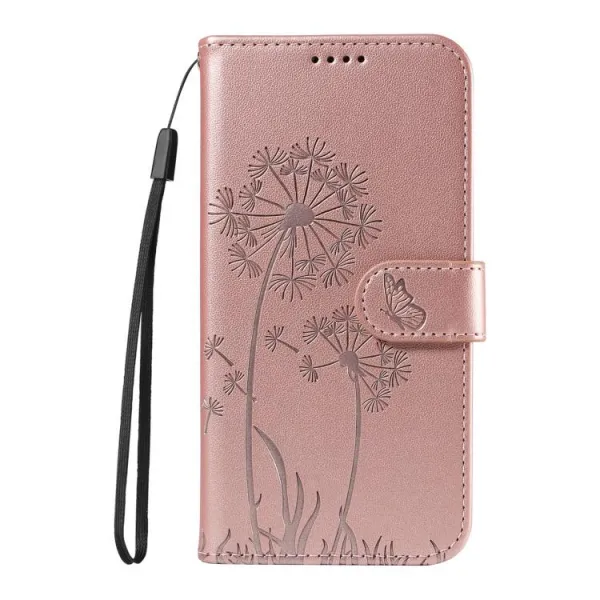 ART DANDELION Peňaženkové puzdro pre Vivo V50 5G ružové