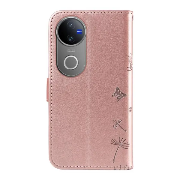 ART DANDELION Peňaženkové puzdro pre Vivo V50 5G ružové