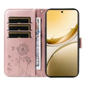 ART DANDELION Peňaženkové puzdro pre Vivo V50 5G ružové