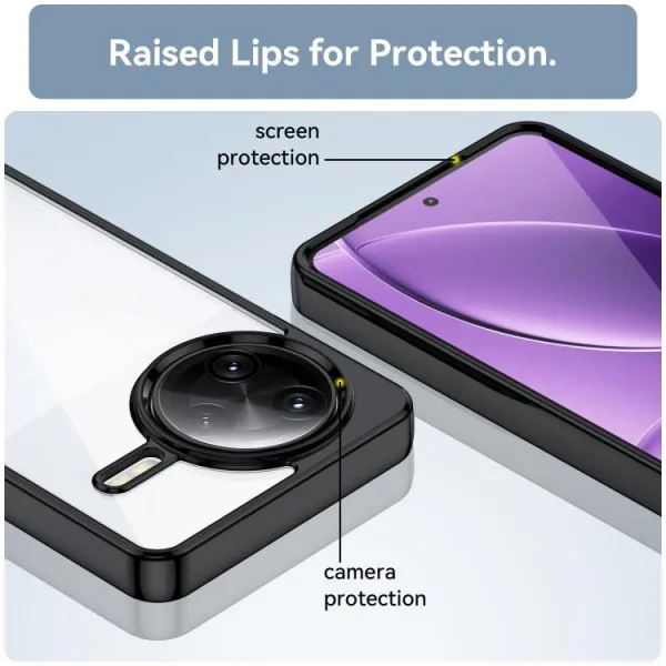 CRYSTAL Ochranný kryt pre Xiaomi Poco F7 Ultra čierny
