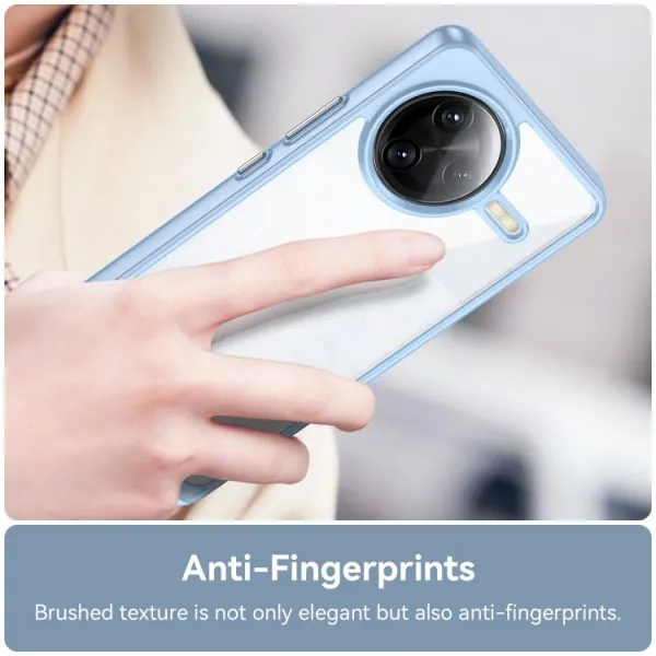 CRYSTAL Ochranný kryt pre Xiaomi Poco F7 Ultra modrý