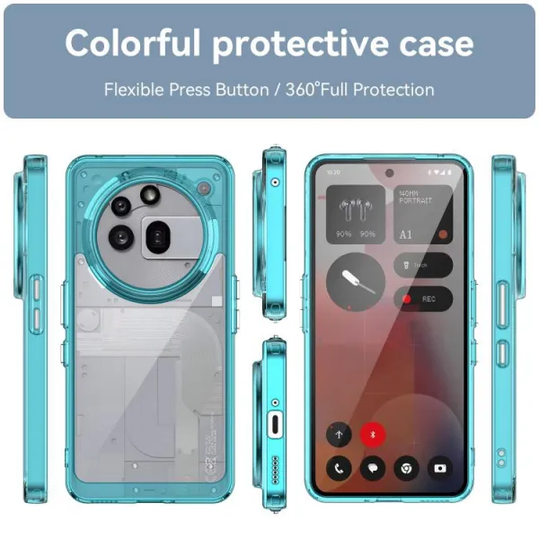CRYSTAL Ochranný obal pre Nothing Phone (3a) Pro tyrkysový
