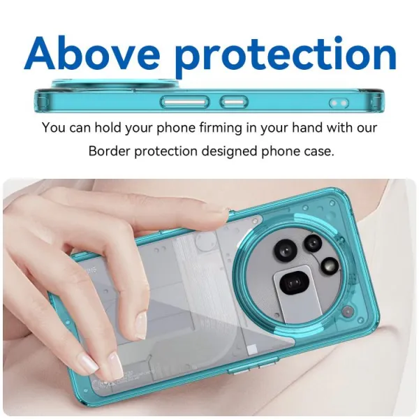 CRYSTAL Ochranný obal pre Nothing Phone (3a) Pro tyrkysový