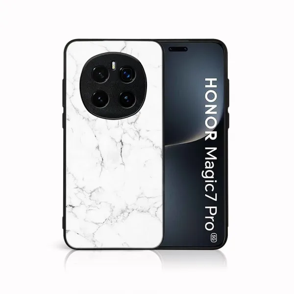 MY ART Ochranný kryt pre Honor Magic7 Pro 5G WHITE MARBLE (144)