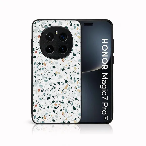 MY ART Ochranný kryt pre Honor Magic7 Pro 5G GREY TERRAZZO (163)