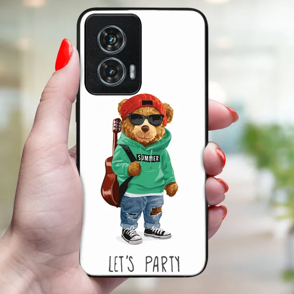 MY ART Ochranný kryt pre Motorola Edge 50 Fusion BEAR (177)