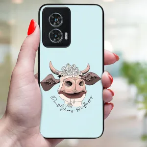 MY ART Ochranný kryt pre Motorola Edge 50 Fusion HAPPY COW (181)