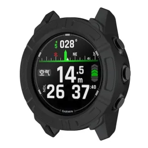 TPU HALF COVER Kryt pre Garmin Descent G2 čierny