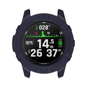 TPU HALF COVER Kryt pre Garmin Descent G2 tmavomodrý