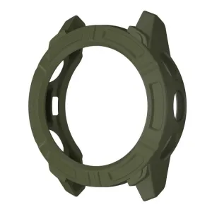 TPU HALF COVER Kryt pre Garmin Descent G2 tmavozelený