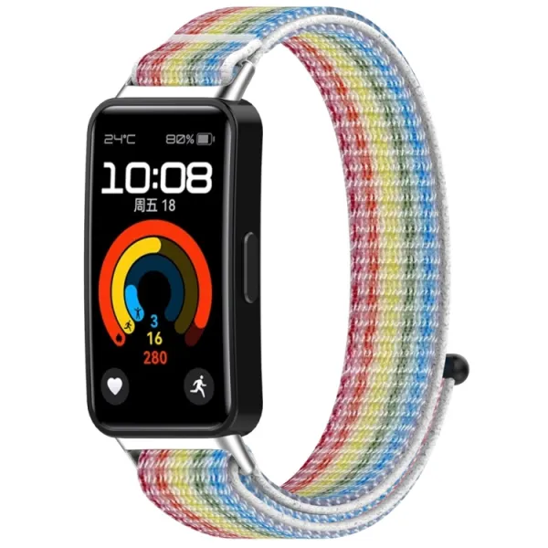 NYLON Vymeniteľný remienok pre Huawei Band 10 / Band 9 / Band 8 COLORFUL