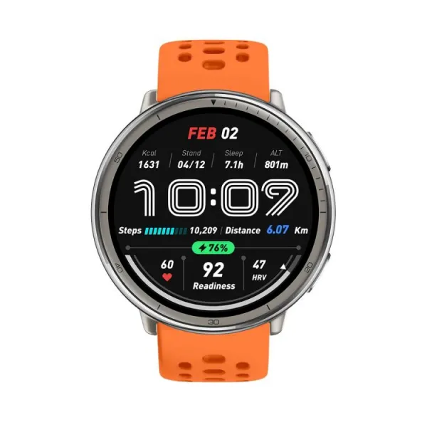 HOLE Silikónový remienok pre Amazfit Active 2 oranžový
