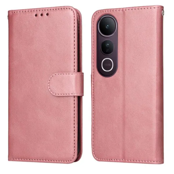 SMOOTH Peňaženkové puzdro pre Vivo V50 Lite ružové