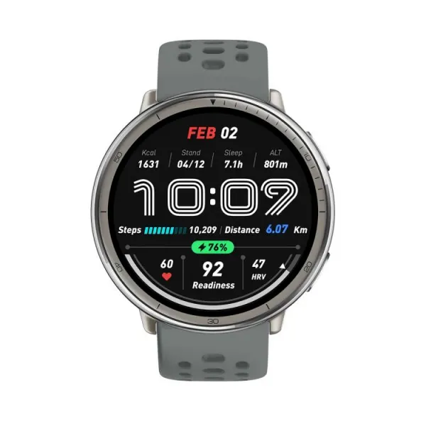 HOLE Silikónový remienok pre Amazfit Active 2 šedý