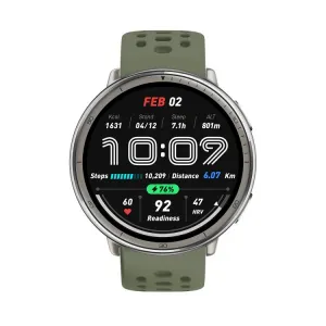 HOLE Silikónový remienok pre Amazfit Active 2 tmavozelený