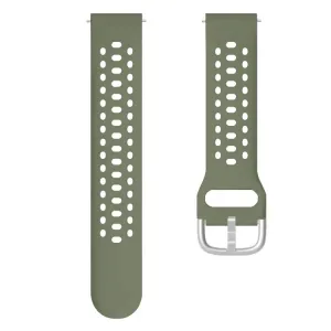 HOLE Silikónový remienok pre Amazfit Active 2 tmavozelený